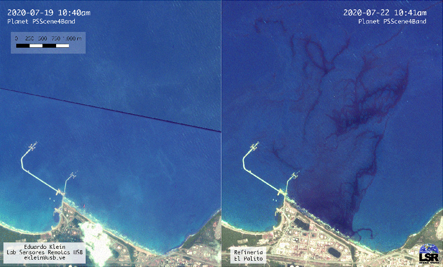 Derrame_Petrolero_Golfo_Triste_Venezuela_Derrame_refineriaElPalito_julio2020_w900_72dpi_E_Klein_Funindes